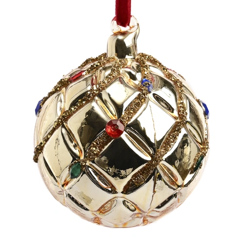 Купить Елочный шар золотой, 8 см от Shishi