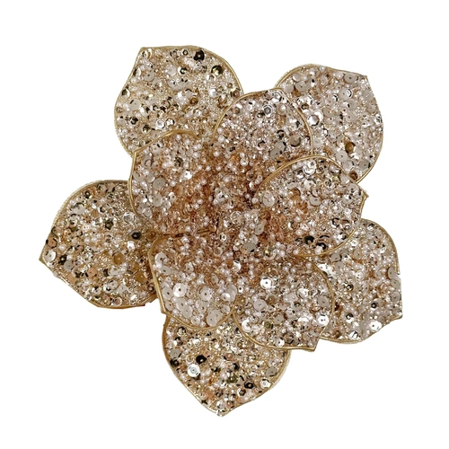 Купить Магнолия из бисера с зажимом, 20 см от Shishi