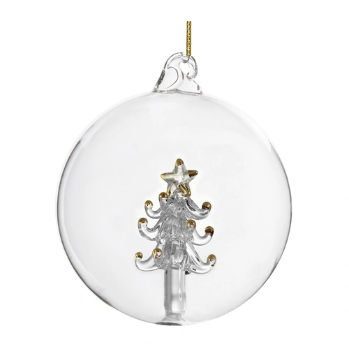 Купить Елочная игрушка стеклянный шар, 8 см от Shishi