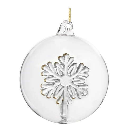 Купить Елочная игрушка стеклянный шар, 10 см от Shishi