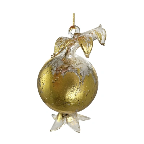 Купить Стеклянный гранат позолоченный 9.5см от Shishi