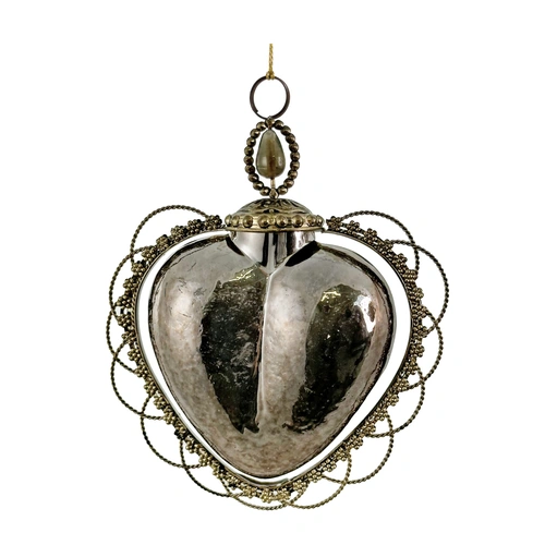 Купить Стеклянное горящее сердце, 12 см от Shishi