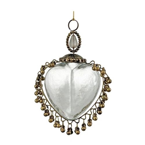 Купить Стеклянное горящее сердце, 11 см от Shishi