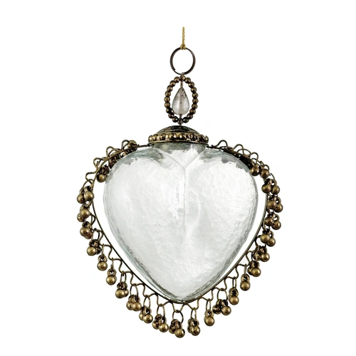 Купить Стеклянное горящее сердце, 12 см от Shishi