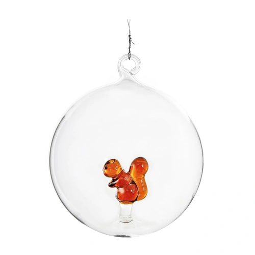 Купить Стеклянный шар с коричневой белкой внутри, 10 см от Shishi