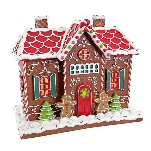Купить Пряничный домик со светодиодной подсветкой, 26 см от Shishi