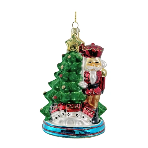 Купить Стеклянная елочная игрушка, 15 см от Shishi