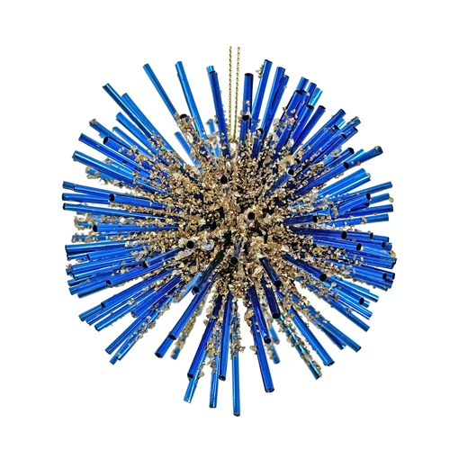 Купить Шар трубчатый со стеклянными блестками, 10 см от Shishi