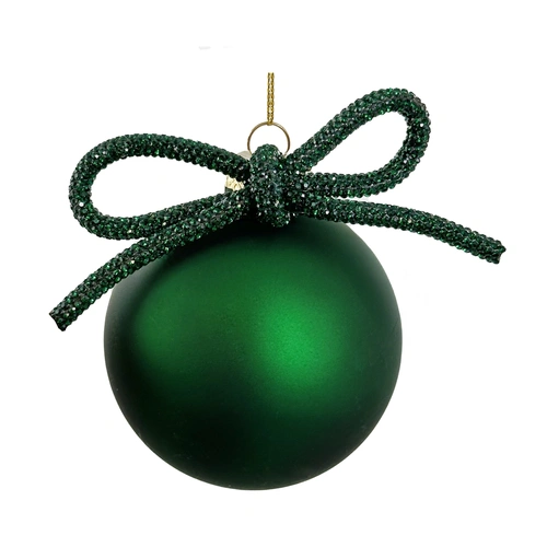 Купить Стеклянный шар с бантом, 8 см от Shishi