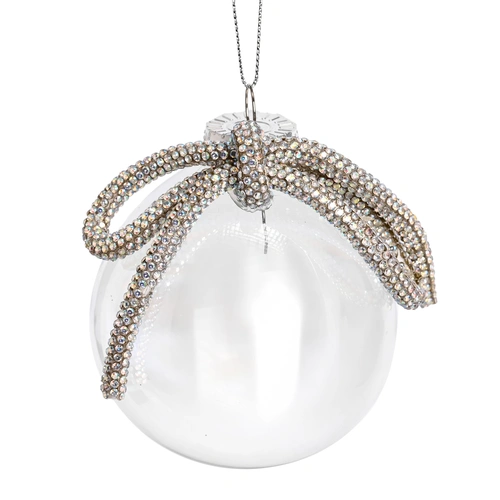 Купить Стеклянный шар с бантиком, 8 см от Shishi