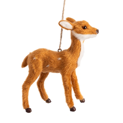 Купить Олень коричневый в белый горошек, 13.5 см от Shishi