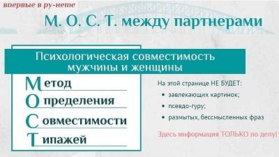 Психологическая совместимость мужчины и женщины