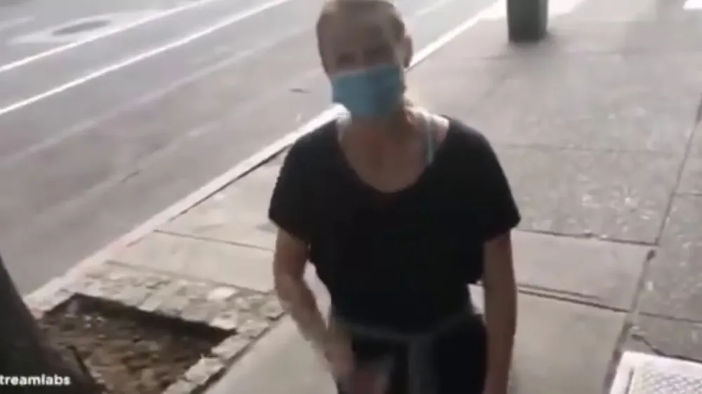 Man Makes WHITE WOMAN KNEEL DOWN, Apologize for White Privilege On Knees for BLACK LIVES MATTER