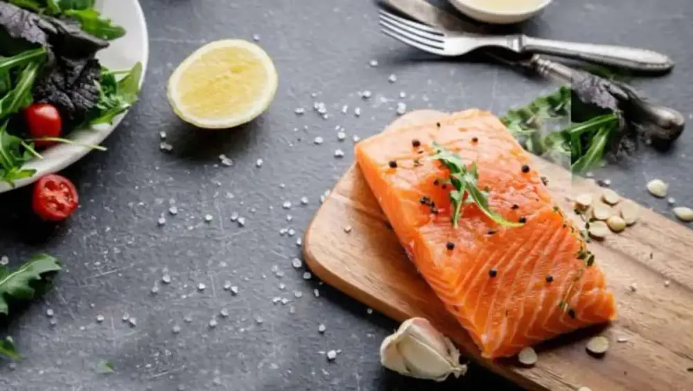 Seafood and leafy greens are one of the sources of Ca for your body