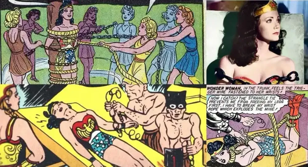 Bondage dominated the Wonder Woman stories
