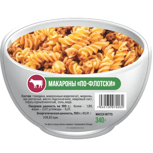 Макароны «по-флотски»