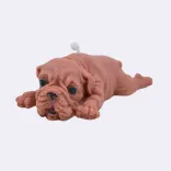 Dekokerze "Süßer Hund", braun — Vorschau 1