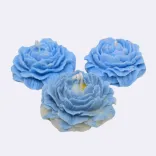 Dekokerze "Rose", blau — Vorschau 1