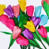 Handgefertigte Tulpe, gelb — Vorschau 1