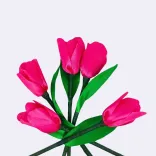 Handgefertigte Tulpe, rosa — Vorschau 2