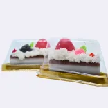 Dekokerze „Ostertorte mit Ei“, rot — Vorschau 2