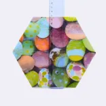 Dekokerze „Hexagon Grande mit Ostermotiv" — Vorschau 2