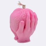 Dekokerze "Herz in den Händen",pink — Vorschau 2