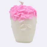 Dekokerze „Vergissmeinnicht“, pink — Vorschau 1