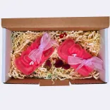 Dekokerze Set 2 St. „3D Love“,rot — Vorschau 2