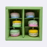 Dekokerze "Macarons", bunt — Vorschau 2