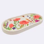 Ovale Gipsplatte mit Wildblumen — Vorschau 3