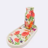 Ovale Gipsplatte mit Wildblumen — Vorschau 4