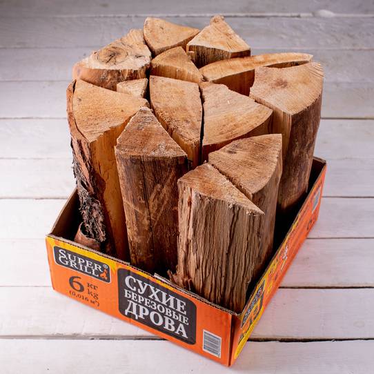 Сухие березовые дрова ~ 6 кг