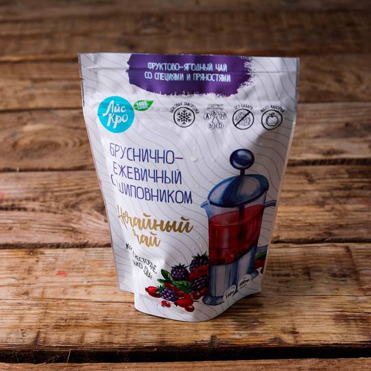 Чай фруктово-ягодный "Брусника-ежевика с шиповником" ~ 150 г