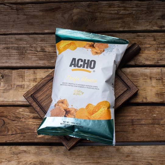 Картофельные чипсы "Acho" премиум с белым трюфелем ~ 130 г