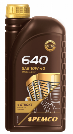 1л PEMCO 640 SAE 10W40  JASO MA2