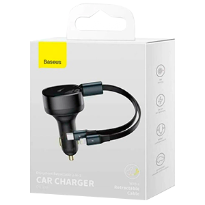 АЗУ Baseus 2-in-1 Car Charger C+L 30W (CGTX000001)