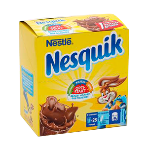 Коробка какао Nesquik 