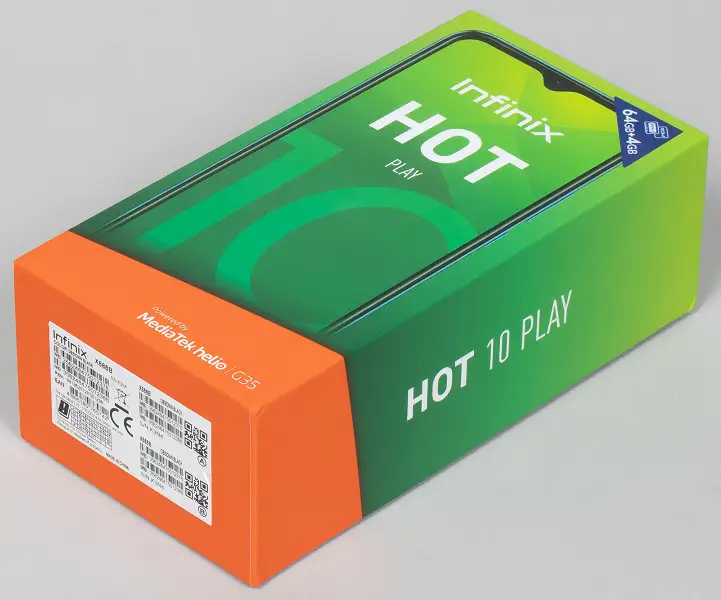 Infinix Hot 10 Play - Упаковка