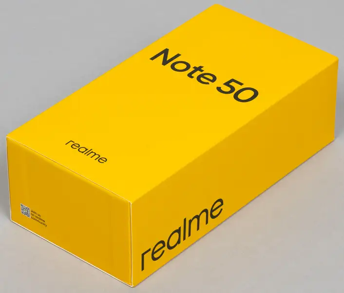 Комплектация Realme Note 50