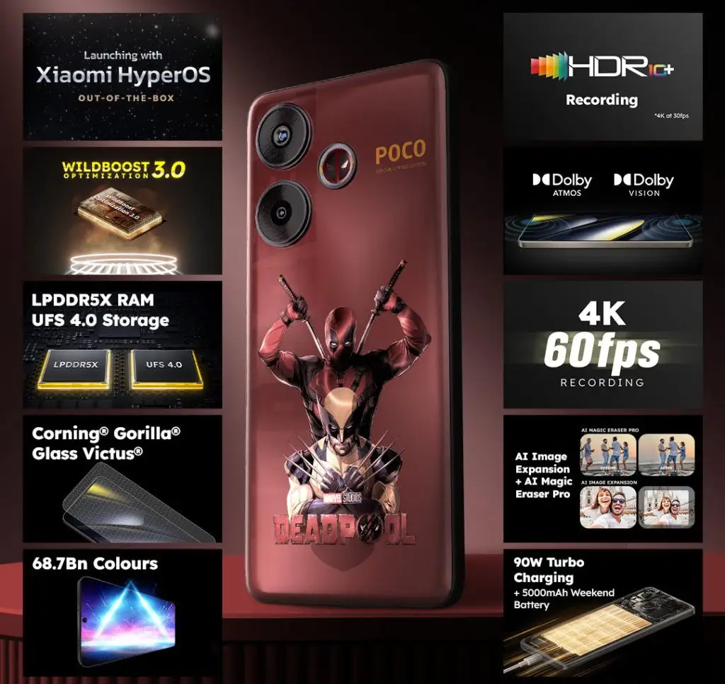 POCO F6 Deadpool Limited Edition