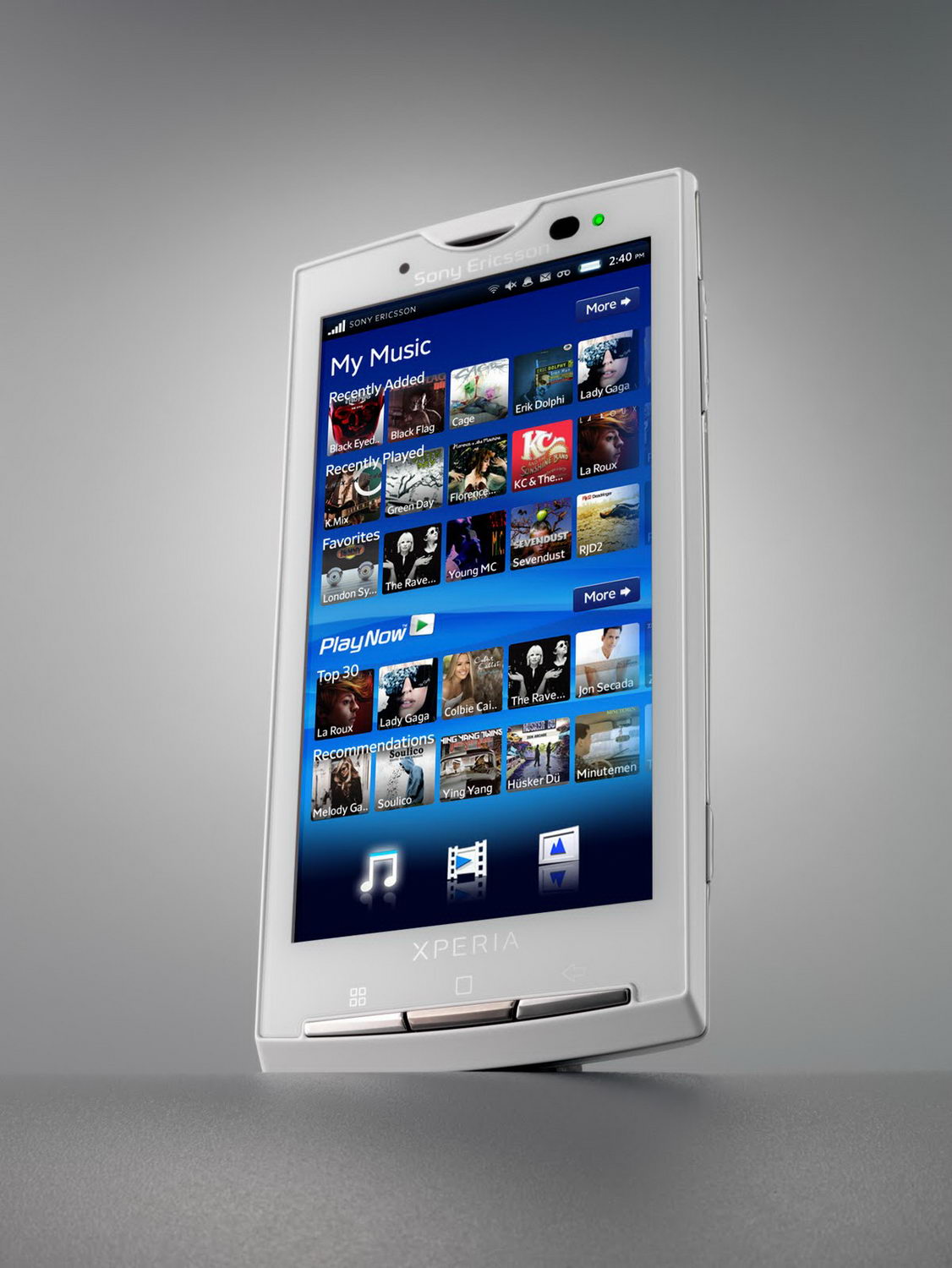 Android 2.1 для Sony Ericsson Xperia X10 без мультитач