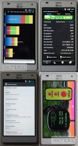 LG Optimus 4X HD     HTC One X