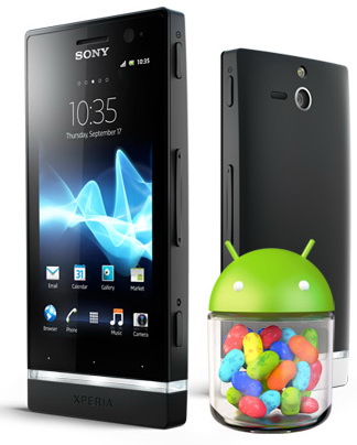 Sony Xperia Sola, U  Arc S  Android 4.1 Jelly Bean