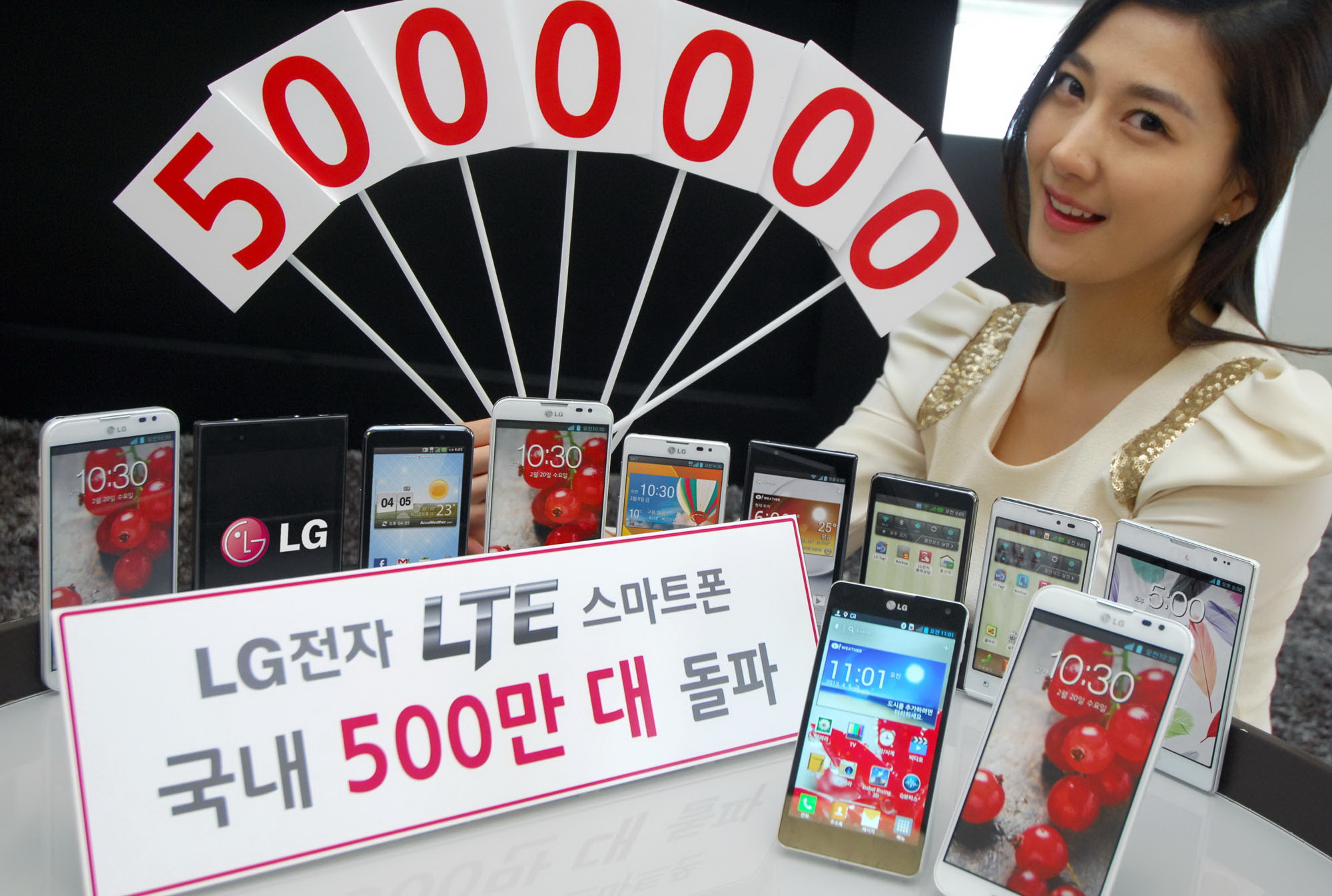 LG продала 5 миллионов LTE-смартфонов в Южной Корее