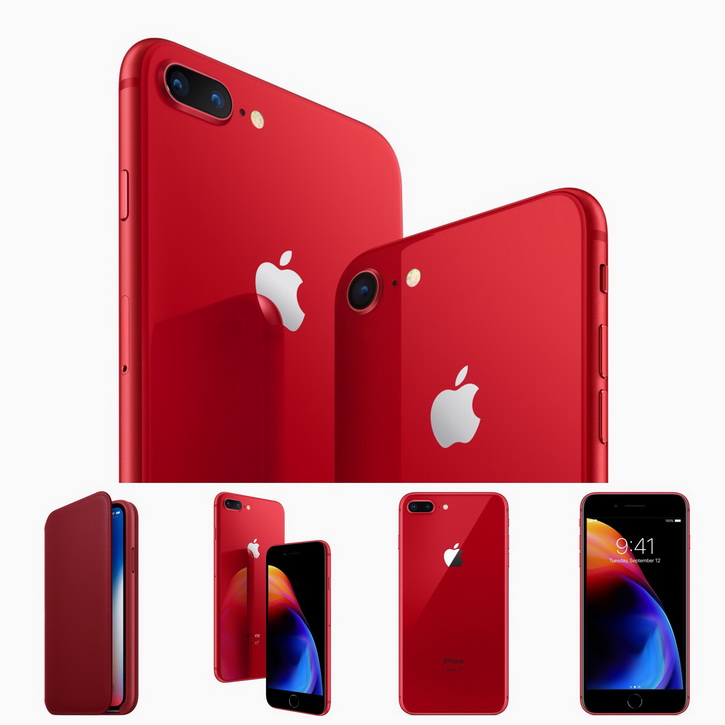 Apple представила красные  iPhone 8 и iPhone 8 Plus (PRODUCT) RED