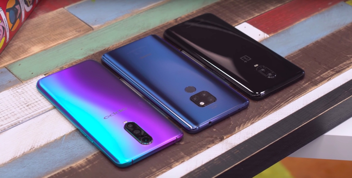  OnePlus 6T, oppo RX17 pro, Huawei Mate 20