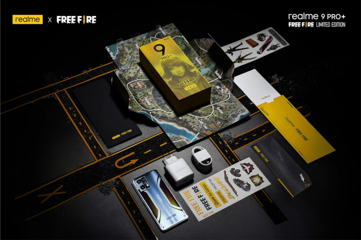   Realme 9 Pro+ Free Fire Edition:   