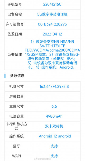Xiaomi Redmi Note 12 Pro  12 Pro+   TENAA