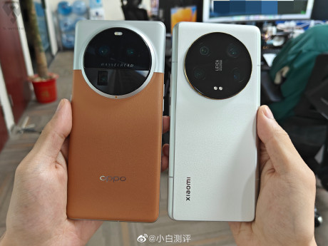 Фото Xiaomi 13 Ultra рядом с конкурентами и сравнение с Find X6 Pro